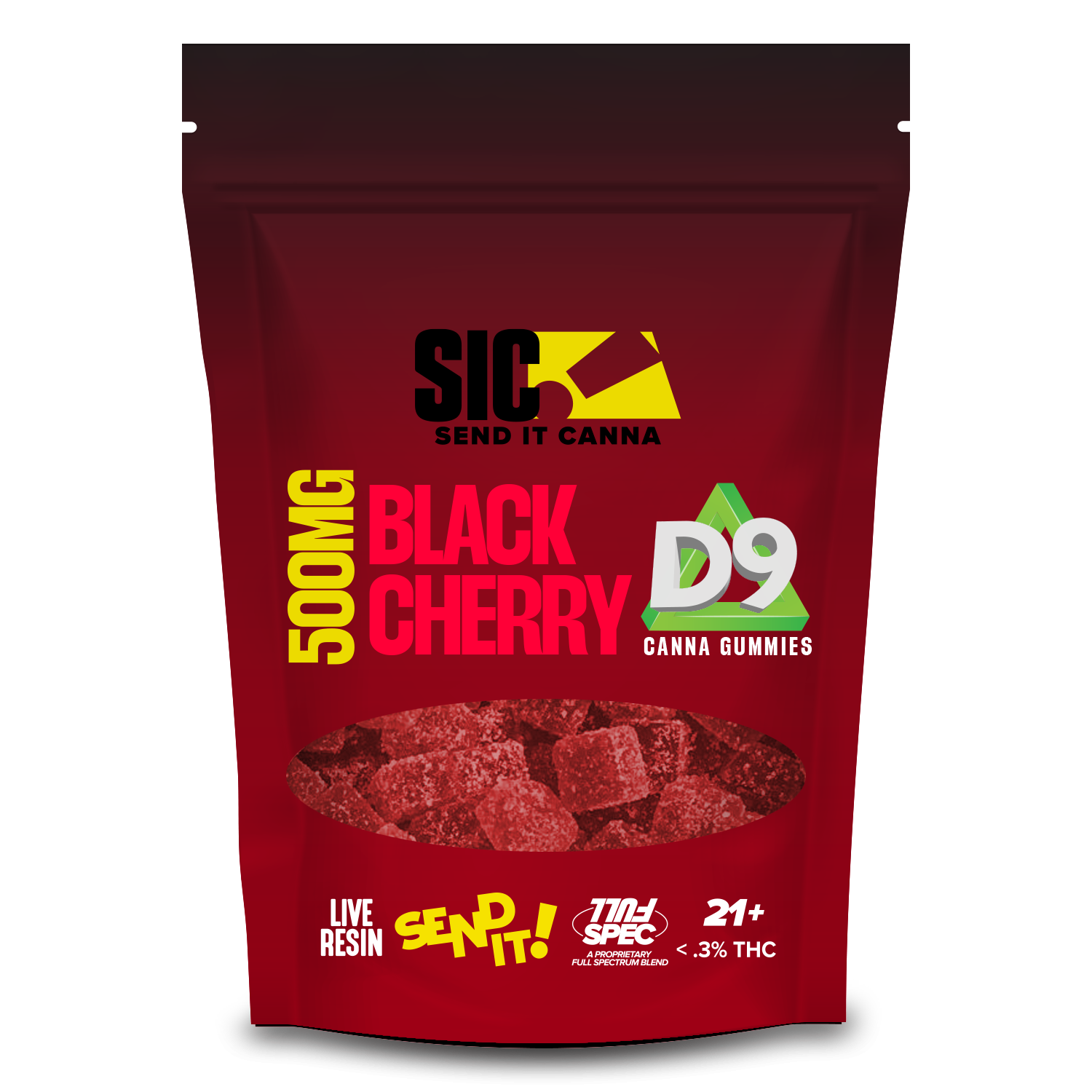 HD D9 BLACK CHERRY 500mg | NOW WWW.SENDITCANNA.COM